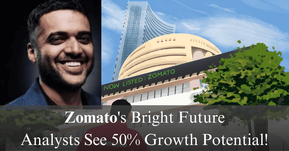 Zomato Share Price Analysts Predict 50% Upside Potential