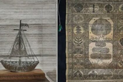 Tarakasi Silver Filigree Art sailboat gifted to King Harald V of Norway by PM Modi